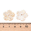 Natural Yellow Shell Carved Pendants BSHE-T014-11-3