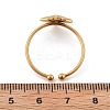 Star 304 Stainless Steel Open Cuff Ring for Women RJEW-M049-03G-5