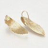 Brass Stud Earring Findings KK-T027-114G-2