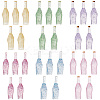 30Pcs 6 Colors Transparent Resin Bottle Cabochons CRES-GF0001-04-1