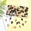 100Pcs 4 Colors Wooden Pendants WOOD-FS0001-50-7