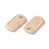 Brass Charms KK-G491-58G-2