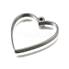 304 Stainless Steel Pendants STAS-S181-01P-H-2