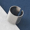 304 Stainless Steel Open Cuff Rings RJEW-A079-01D-P-3