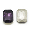 Pointed Back Glass Rhinestone Cabochons RGLA-T079-10x14mm-16-2