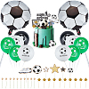Football Paper Cake Toppers AJEW-SC0002-76-1