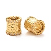 Brass Micro Pave Clear Cubic Zirconia European Beads ZIRC-P086-38G-3