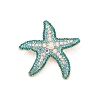 Zinc Alloy Emerald Rhinestone Brooch JEWB-C040-01A-G-1
