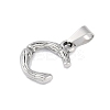 Non-Tarnish 304 Stainless Steel Pendants STAS-F235-01P-C-2