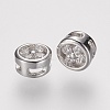Brass Micro Pave Grade AAA Cubic Zirconia Pendants ZIRC-G086-09P-NR-2