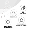 304 Stainless Steel Hanging Rope AJEW-WH0240-28P-4