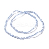 Transparent Electroplate Glass Beads Strands GLAA-E036-06C-3