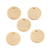 Brass Charms KK-Y003-06F-G-1