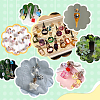 33Pcs 11 Styles Glass Cork Bottles Ornament AJEW-PH0025-20-3