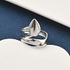 304 Stainless Steel Cuff Rings for Women RJEW-A079-08E-P-3