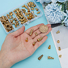 80Pcs 5 Colors Tibetan Style Cone Alloy Bead Caps TIBE-PH0002-30AG-5