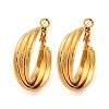 304 Stainless Steel Three Layer Hoop Earrings for Women EJEW-Z057-10G-1