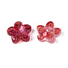 Baking Paint Transparent Glass Beads DGLA-N014-08A-05-2