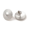 Non-Tarnish 304 Stainless Steel Flat Round Stud Earrings for Women EJEW-I281-20P-2