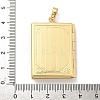 Brass Locket Pendants KK-Z115-01G-02-3