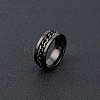 304 Stainless Steel Rotatable Chain Finger Rings for Men FS-WG60CA3-37-1