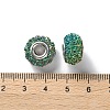 AB Color Resin Rose Flower European Beads RESI-M001-05H-3