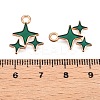 Alloy Enamel Pendants X1-ENAM-T020-38E-RS-3
