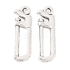 Saw Tibetan Style Zinc Alloy Pendants X-TIBEP-R334-185AS-RS-1