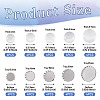 DIY Blank Dome 304 Stainless Steel Brooch Making Kit DIY-TA0009-60-2