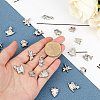 32Pcs 8 Styles 304 Stainless Steel Charms STAS-UN0021-53P-2