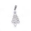 Non-Tarnish 304 Stainless Steel Pendants STAS-P209-45P-2