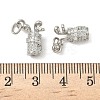 Brass Micro Pave Cubic Zirconia Pendants KK-Z120-29P-3