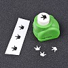 Random Single Color or Random Mixed Color Mini Plastic Craft Paper Punch Sets for Scrapbooking & Paper Crafts LS-AJEW-L051-06-3