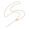 304 Stainless Steel Virgin Rosary Bead Necklaces NJEW-JN05107-4