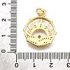 Rack Plating Brass Micro Pave Cubic Zirconia Pendants KK-K401-48B-G-3