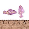 Baking Paint Transparent Glass Beads DGLA-N018-22C-2
