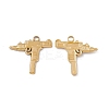 Ion Plating(IP) 304 Stainless Steel Pendants STAS-B031-23G-1
