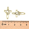 201 Stainless Steel Religion Hollow Praying Hand Cross Links Connector Charms STAS-K310-03G-3