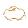 Ion Plating(IP) 304 Stainless Steel Cuff Bangles for Women BJEW-Z078-09G-3