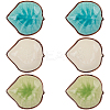 3Pcs 3 Colors Ceramic Dipping Bowls AJEW-CP0009-67-7