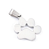 Tarnish Resistant 304 Stainless Steel Pendants STAS-E481-02P-2