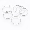 316 Surgical Stainless Steel Hoop Earring Findings STAS-P221-01C-P-1