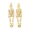 Halloween Themed Brass Pendants KK-L211-012G-03-1