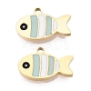 Ion Plating(IP) 316L Surgical Stainless Steel Charms STAS-D035-01B-G-02-1