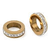 Ion Plating(IP) 304 Stainless Steel European Beads STAS-Z090-03G-01-1