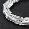 Electroplate Glass Beads Strands EGLA-J046-AB07-2