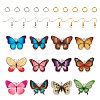  DIY Butterfly Earring Making Kit DIY-TA0006-02-12