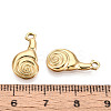 304 Stainless Steel Snail Pendants STAS-T069-03G-3