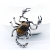 Natural Tiger Eye Big Pendants PW-WGB167E-02-1
