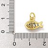 Rack Plating Brass Micro Pave Cubic Zirconia Charms KK-I718-03G-A-3